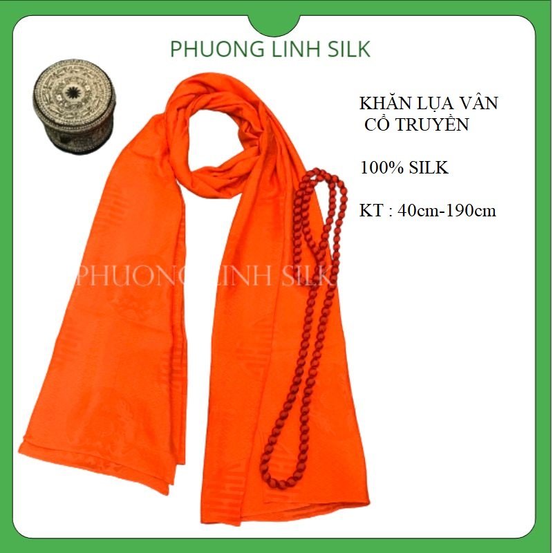 KHĂN LỤA VÂN CỔ TRUYỀN 100% TƠ TẰM 11