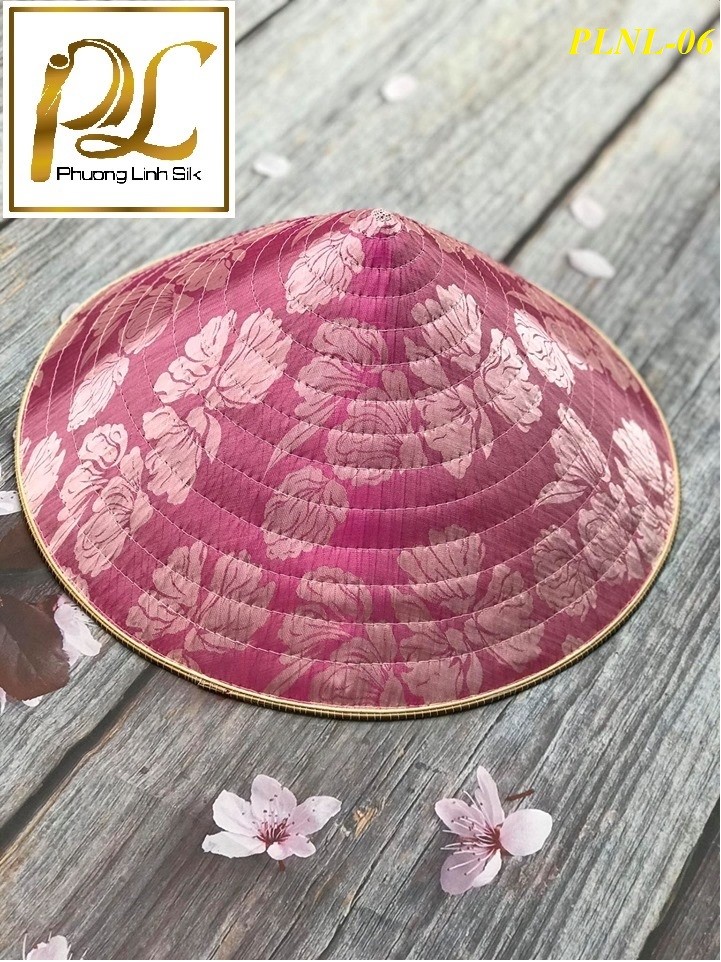 NÓN LÀNG CHUÔNG BỌC LỤA TƠ TẰM KỸ THUẬT VẠN PHÚC FORM NHỎ