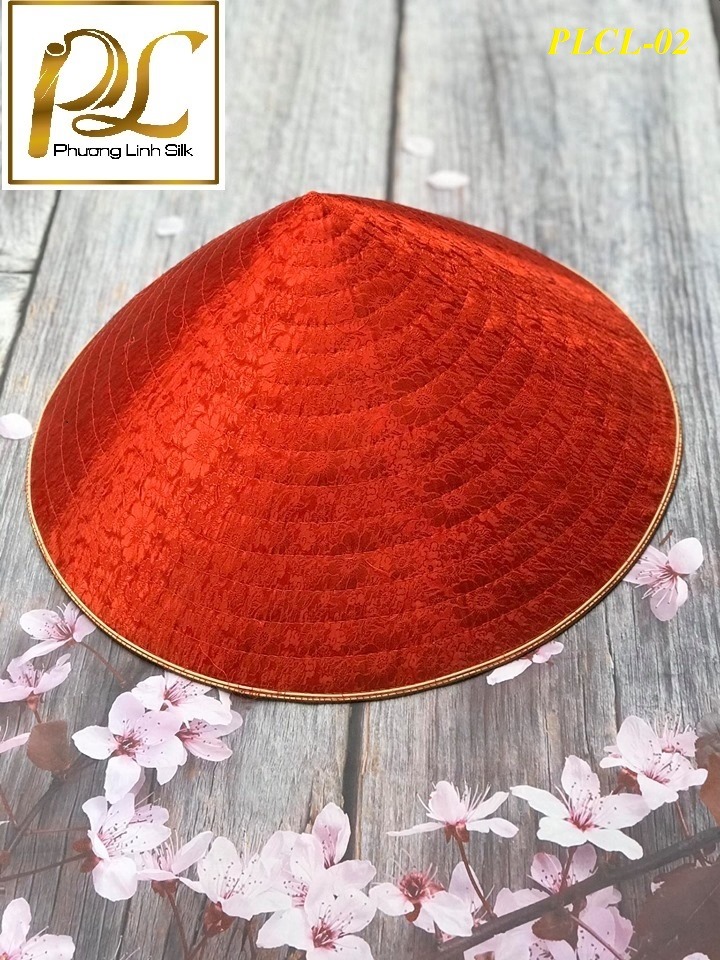 NÓN LÀNG CHUÔNG BỌC LỤA TƠ TẰM KỸ THUẬT VẠN PHÚC FORM NHỎ