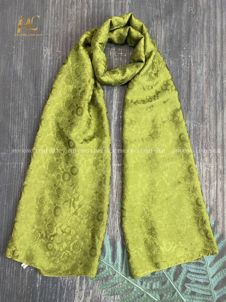 KHĂN LỤA VÂN CỔ TRUYỀN 100% TƠ TẰM 14