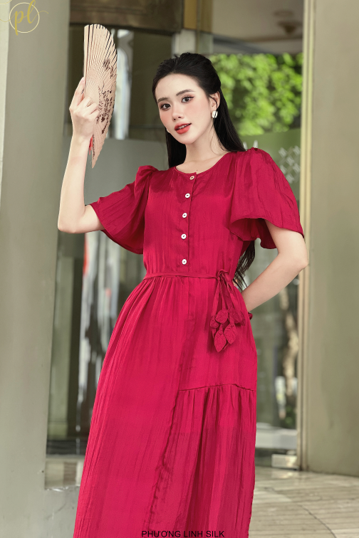 Váy lụa dài tay | Shopee Việt Nam