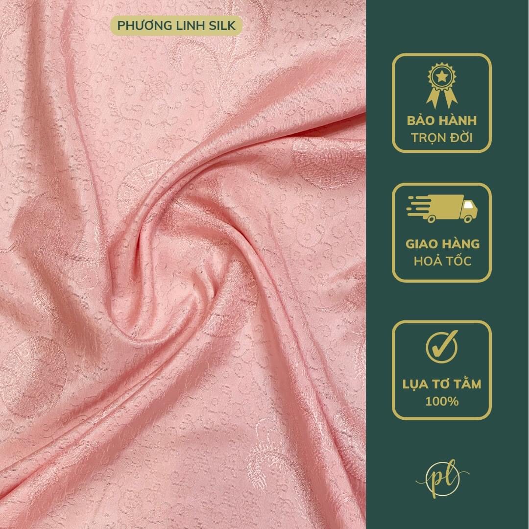 VẢI LỤA VÂN CỔ 100% TƠ TẰM