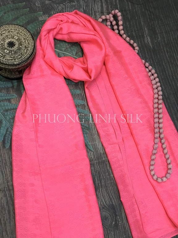KHĂN LỤA VÂN CỔ TRUYỀN 100% TƠ TẰM 09