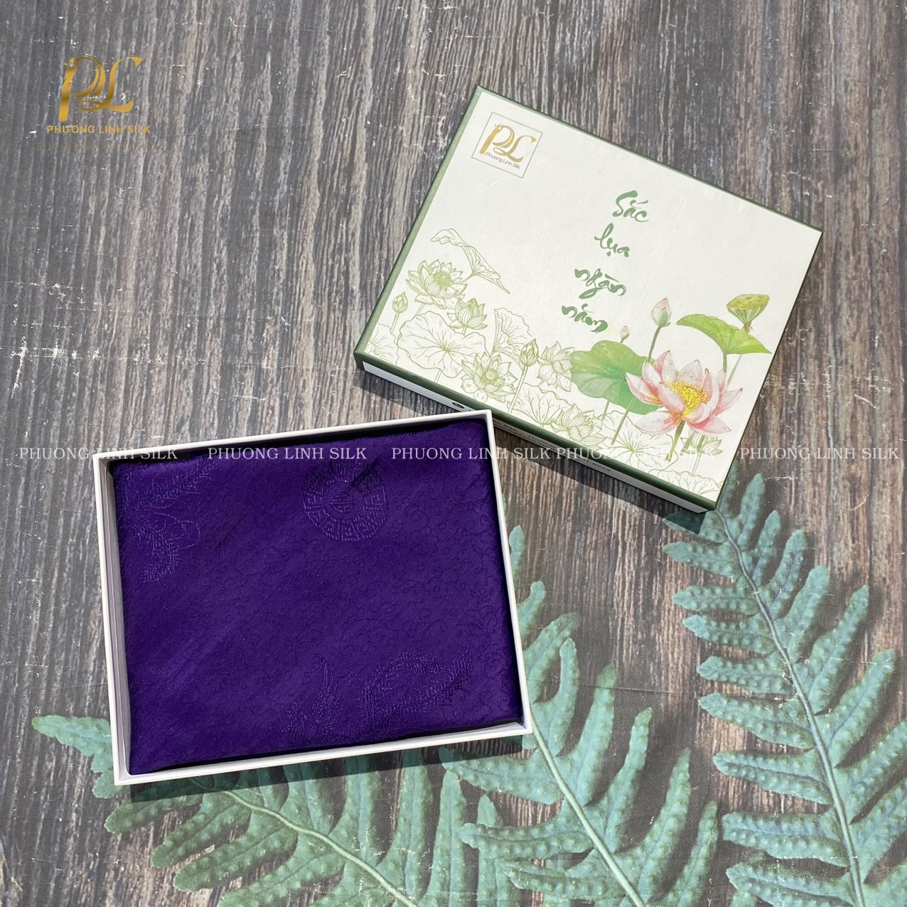 KHĂN LỤA VÂN CỔ TRUYỀN 100% TƠ TẰM 17