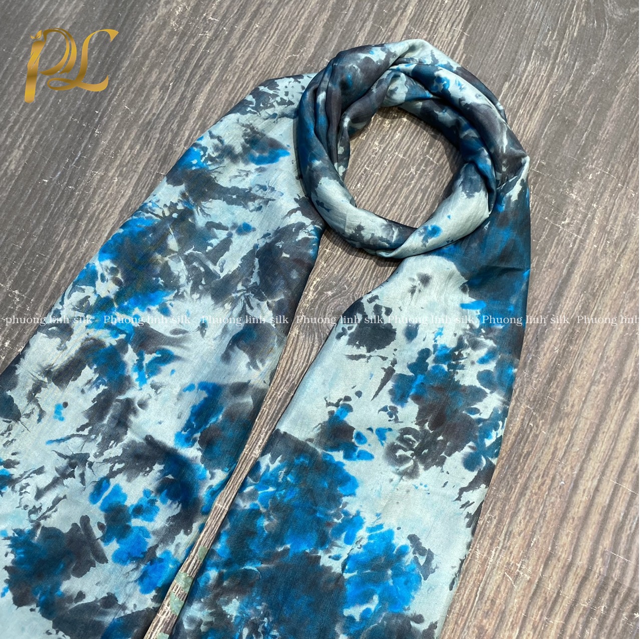 KHĂN LỤA LOANG THỦY ẤN