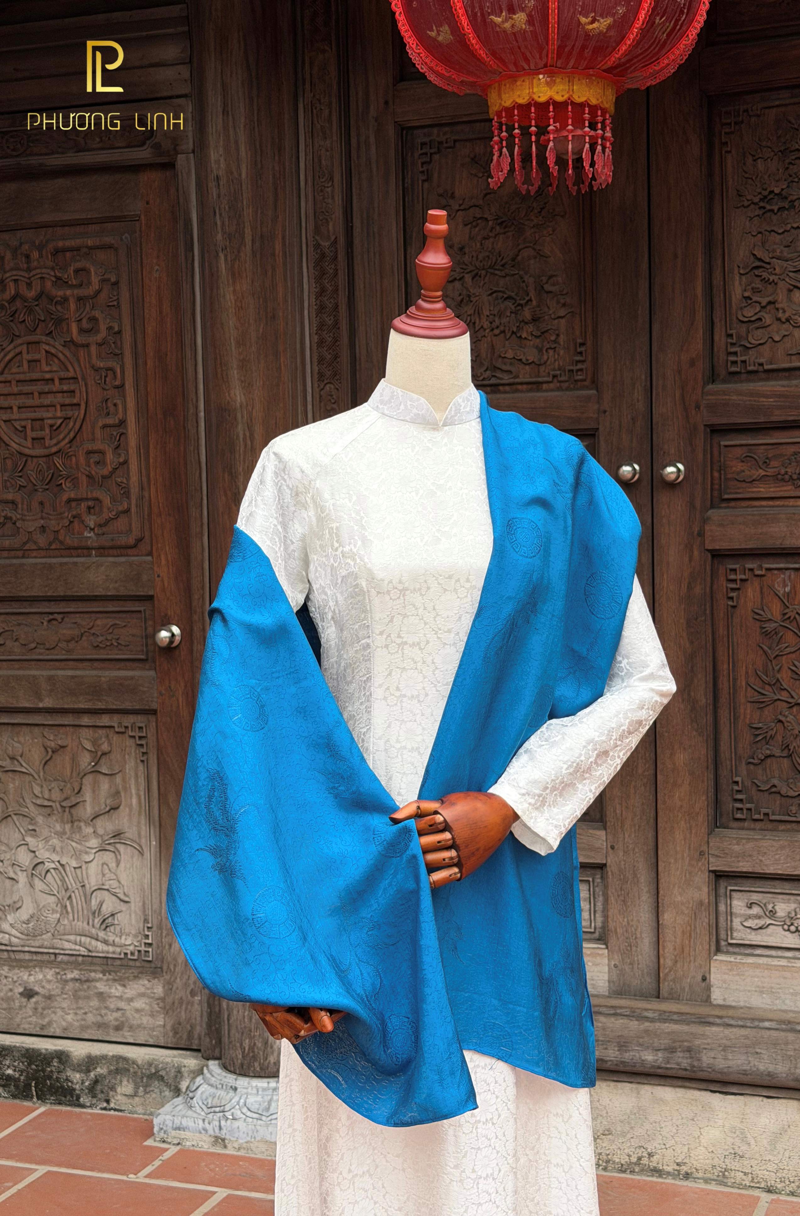 KHĂN LỤA VÂN CỔ TRUYỀN 100% - HÀ ĐÔNG VẠN PHÚC