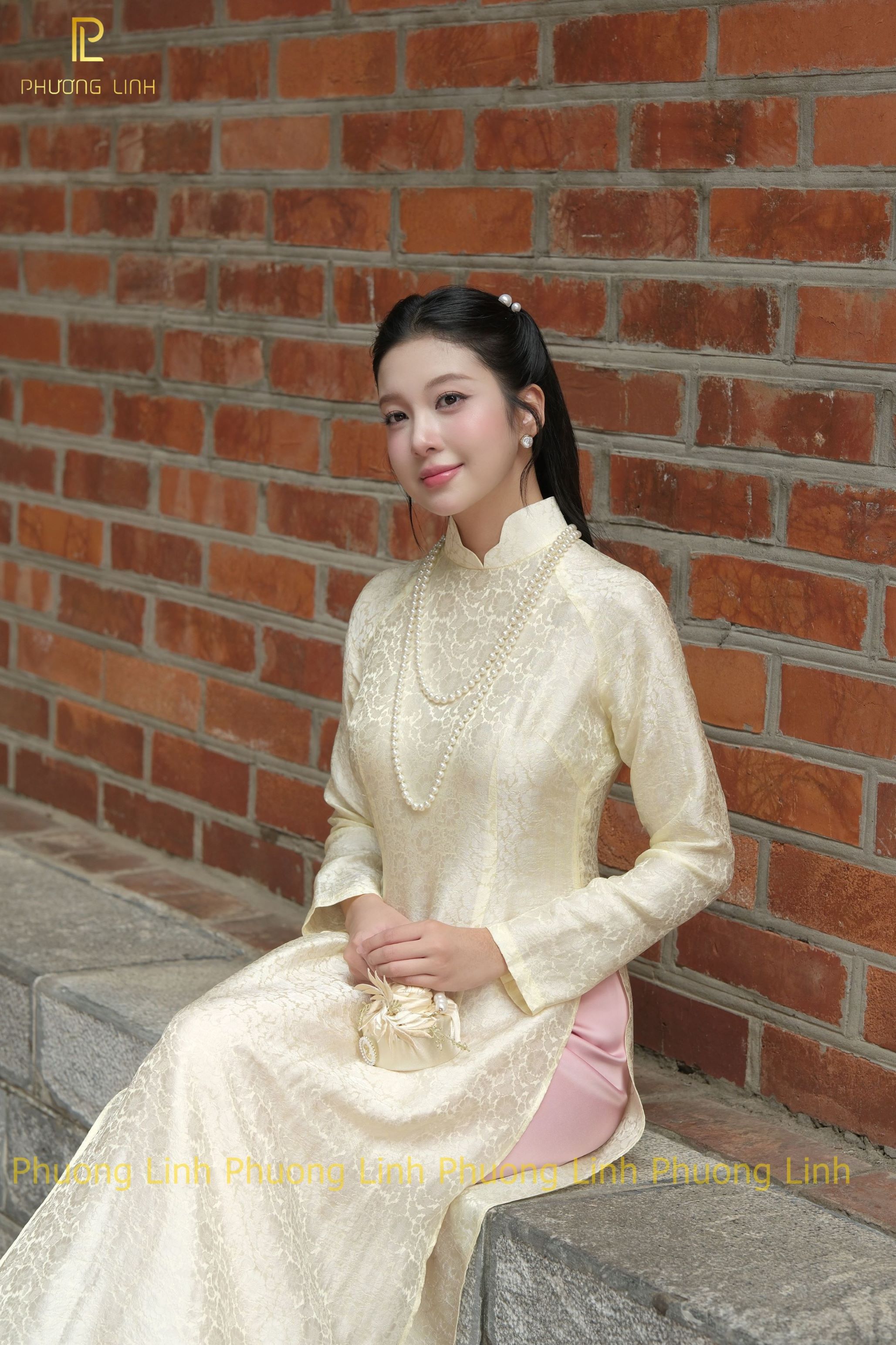 ÁO DÀI LỤA TƠ TẰM HÀ ĐÔNG CẨM GIAO