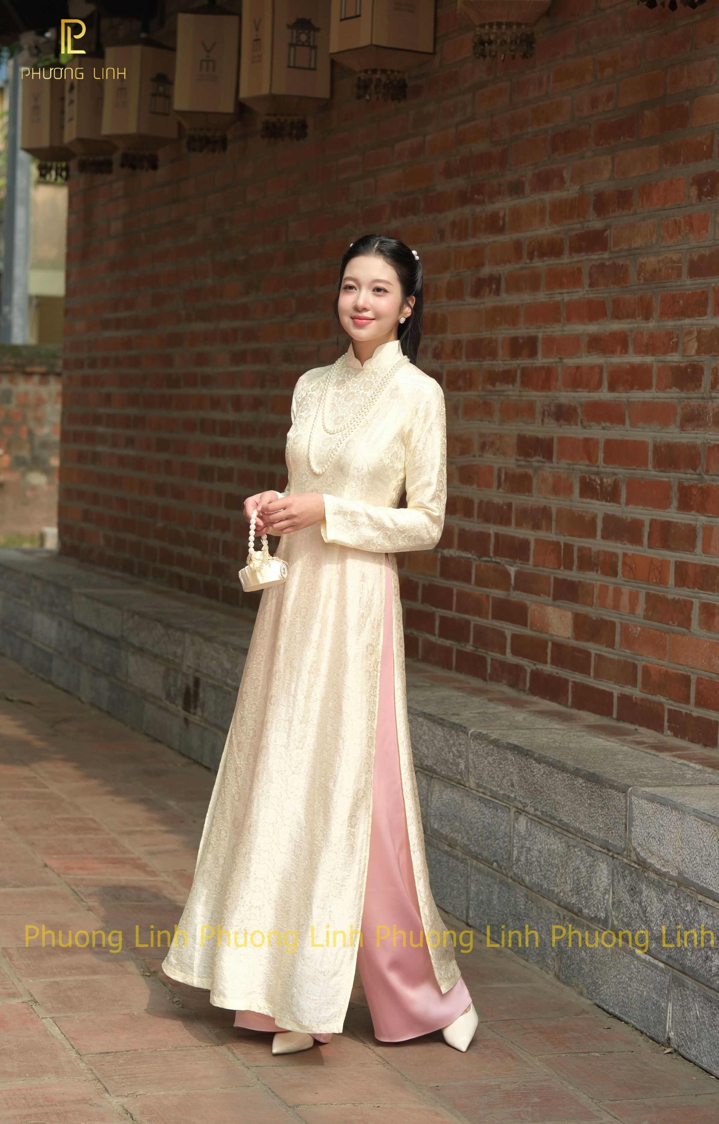 ÁO DÀI LỤA TƠ TẰM HÀ ĐÔNG CẨM GIAO