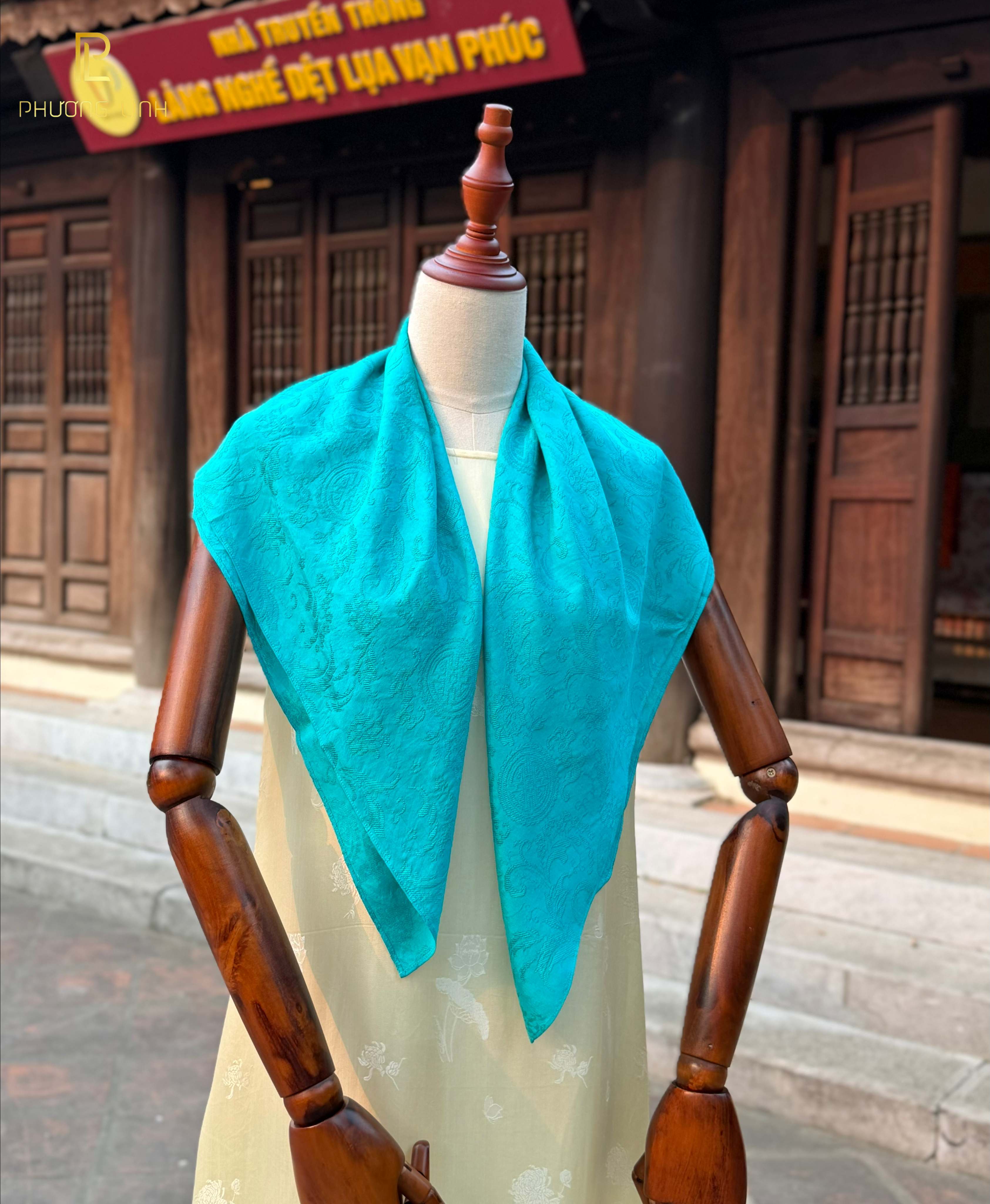 KHĂN LỤA VÂN CỔ TRUYỀN 100% - HÀ ĐÔNG VẠN PHÚC