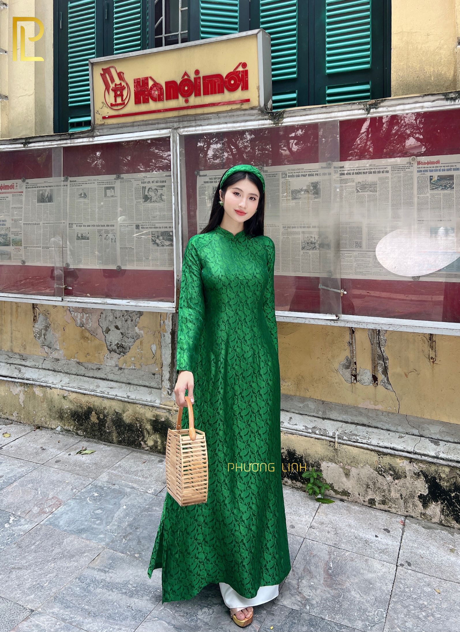 ÁO DÀI LỤA HÀ ĐÔNG TRUYỀN THỐNG NGUYỆT THIỀN