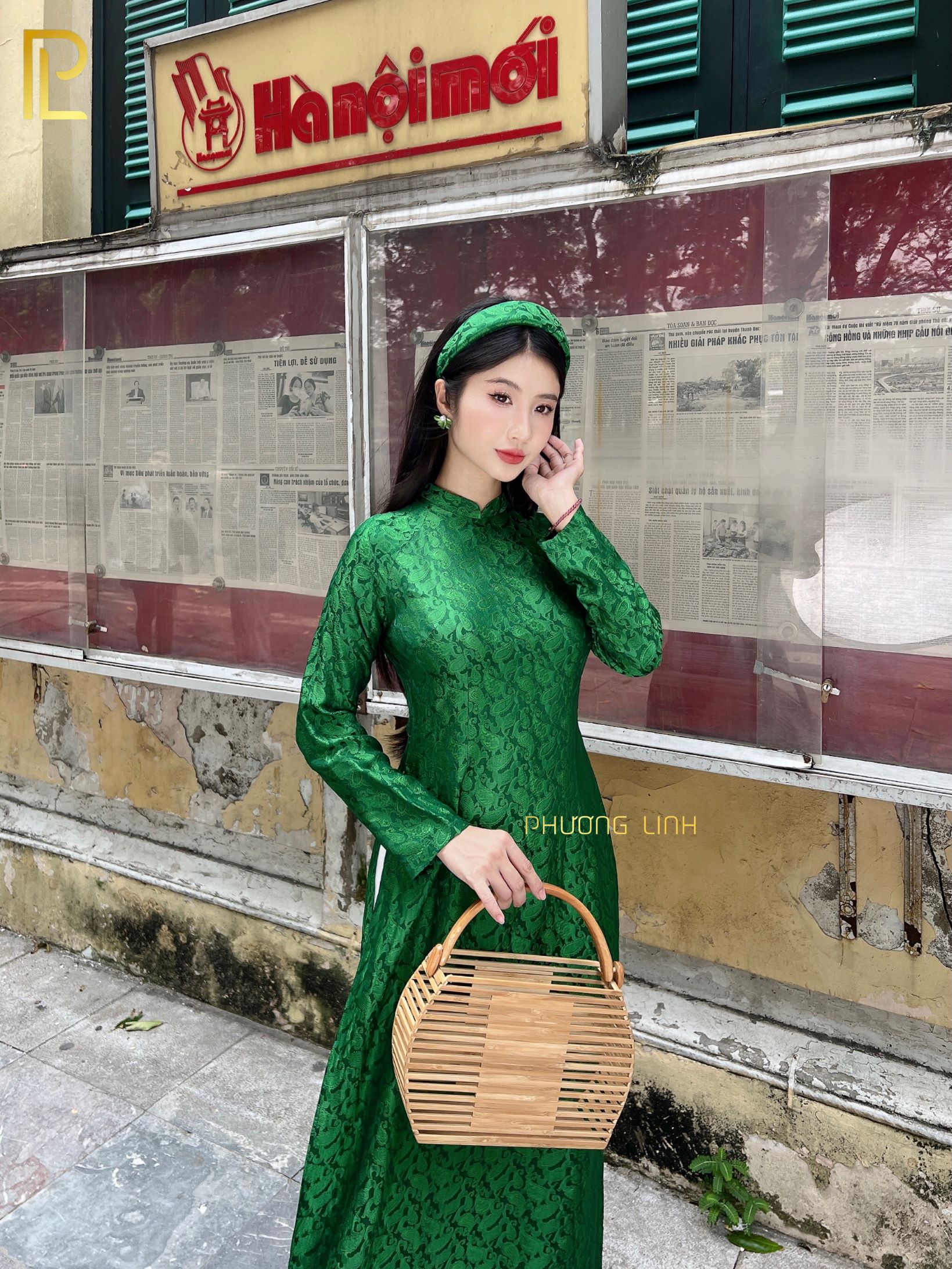 ÁO DÀI LỤA HÀ ĐÔNG TRUYỀN THỐNG NGUYỆT THIỀN