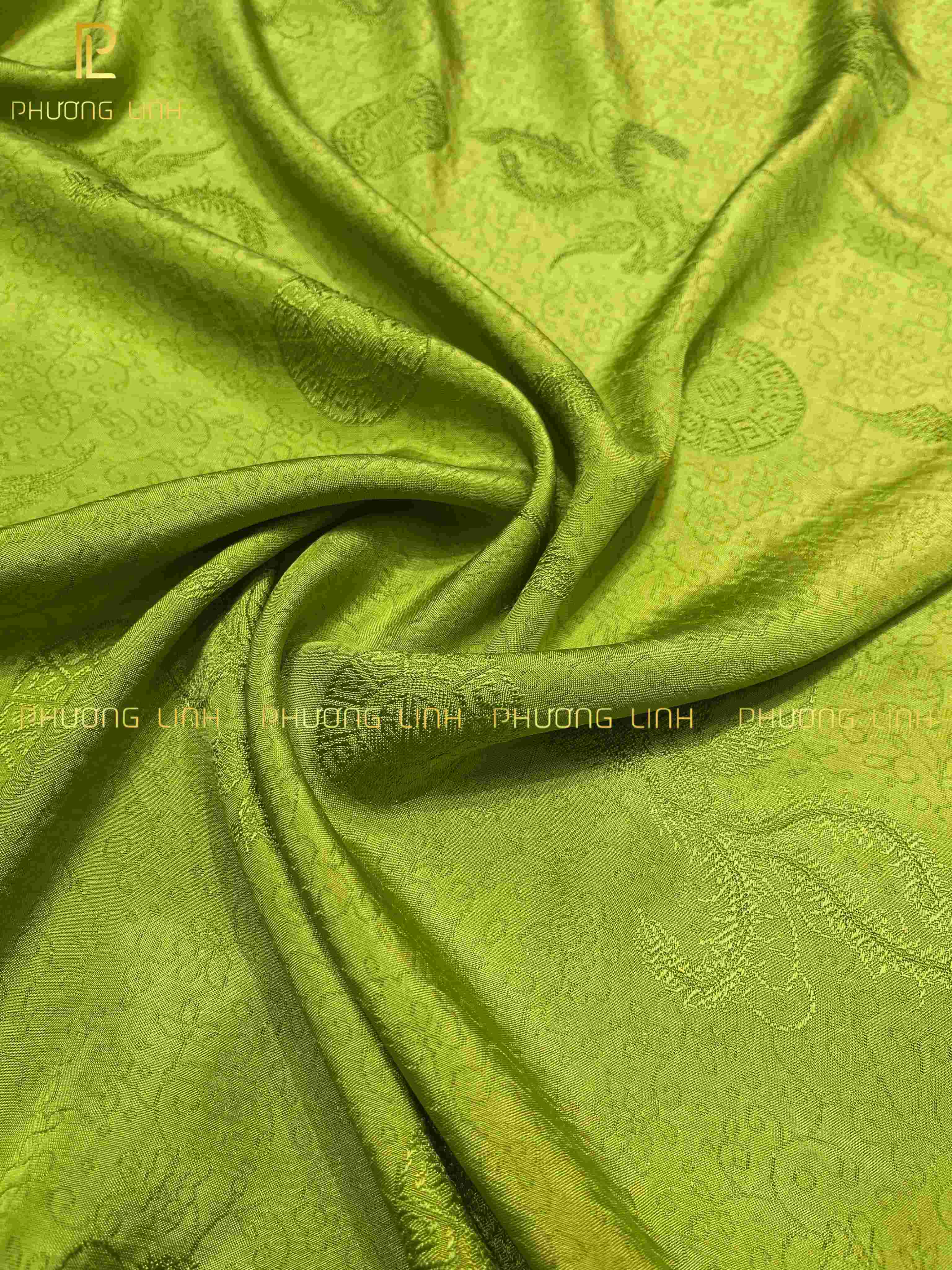 VẢI LỤA VÂN CỔ 100% TƠ TẰM