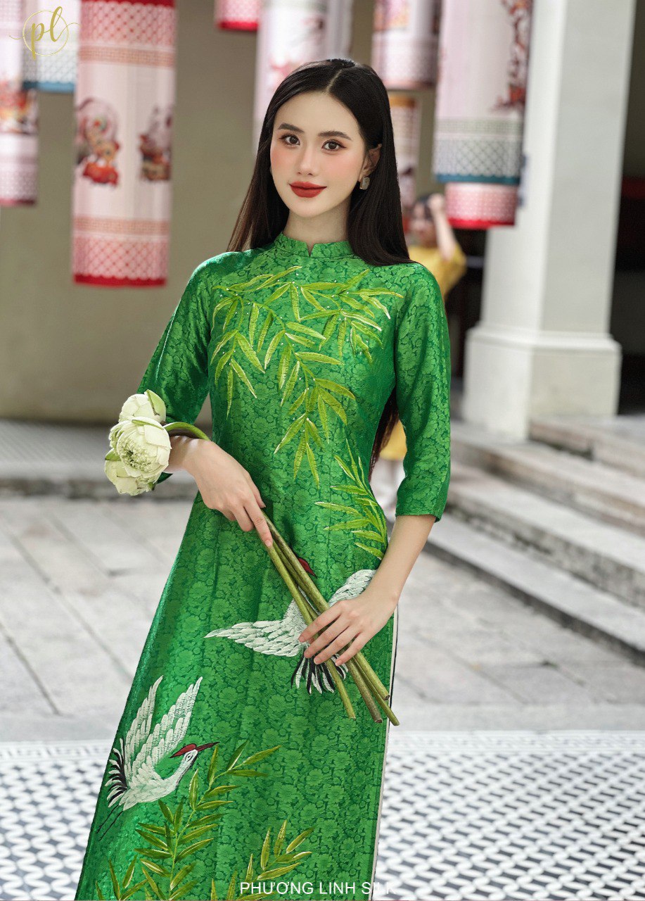 ÁO DÀI TRUYỀN THỐNG TRÚC HẠC