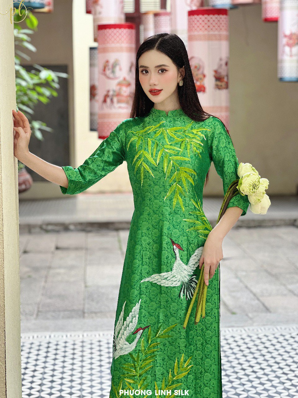 ÁO DÀI TRUYỀN THỐNG TRÚC HẠC