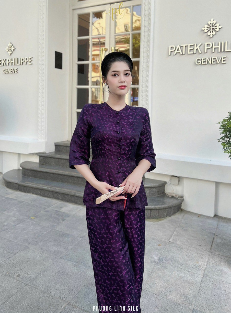 SET BÀ BA LỤA TƠ TẰM