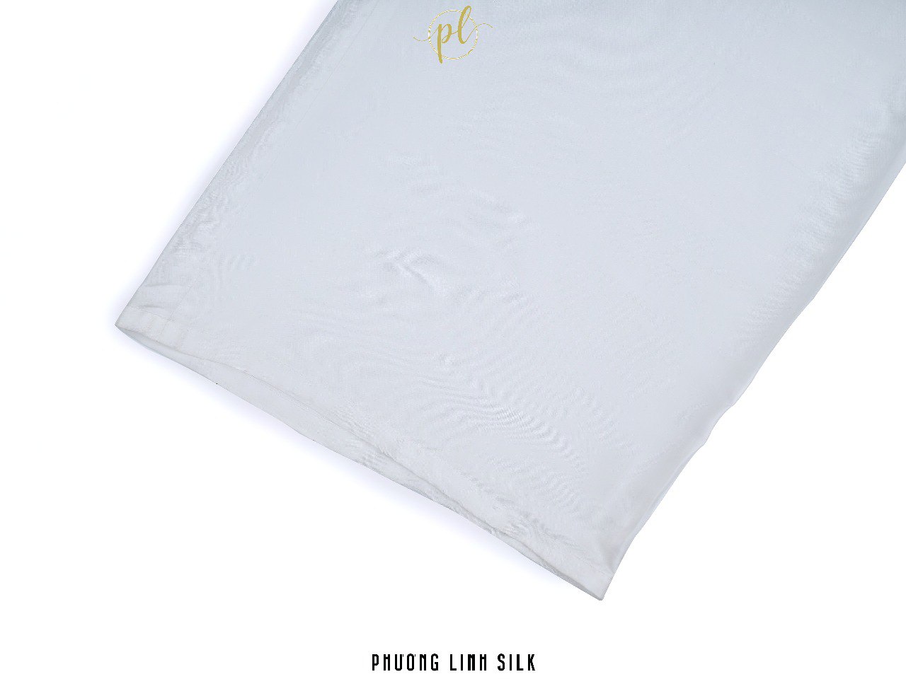 QUẦN LỤA CHUN SAU KHÓA TRƯỚC ÁO DÀI ( MÀU TRẮNG )