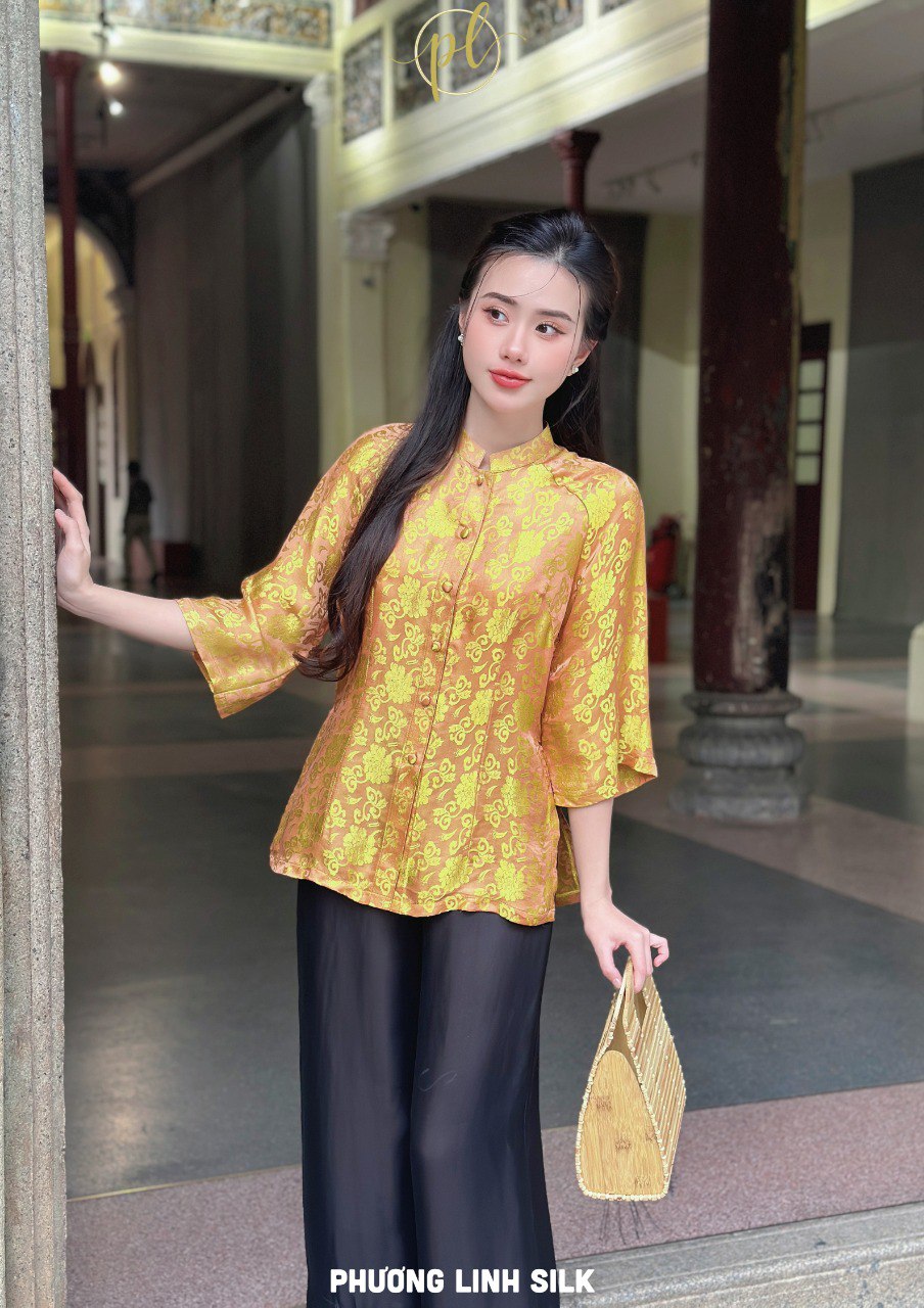 ÁO PHÁP PHỤC LỤA TƠ TẰM