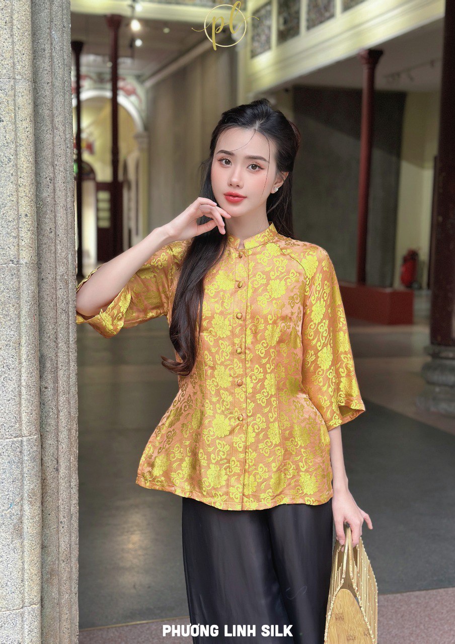 ÁO PHÁP PHỤC LỤA TƠ TẰM