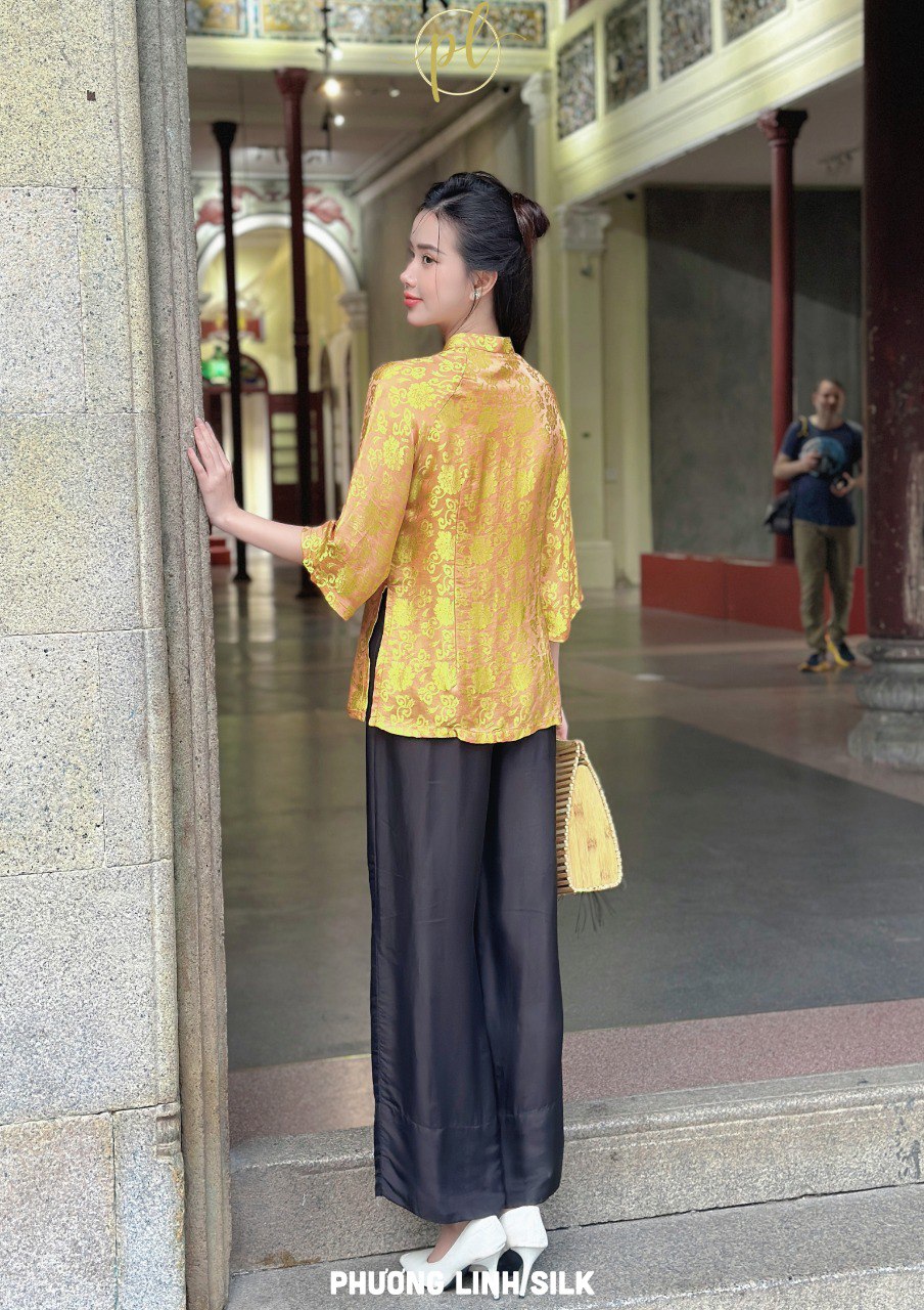 ÁO PHÁP PHỤC LỤA TƠ TẰM