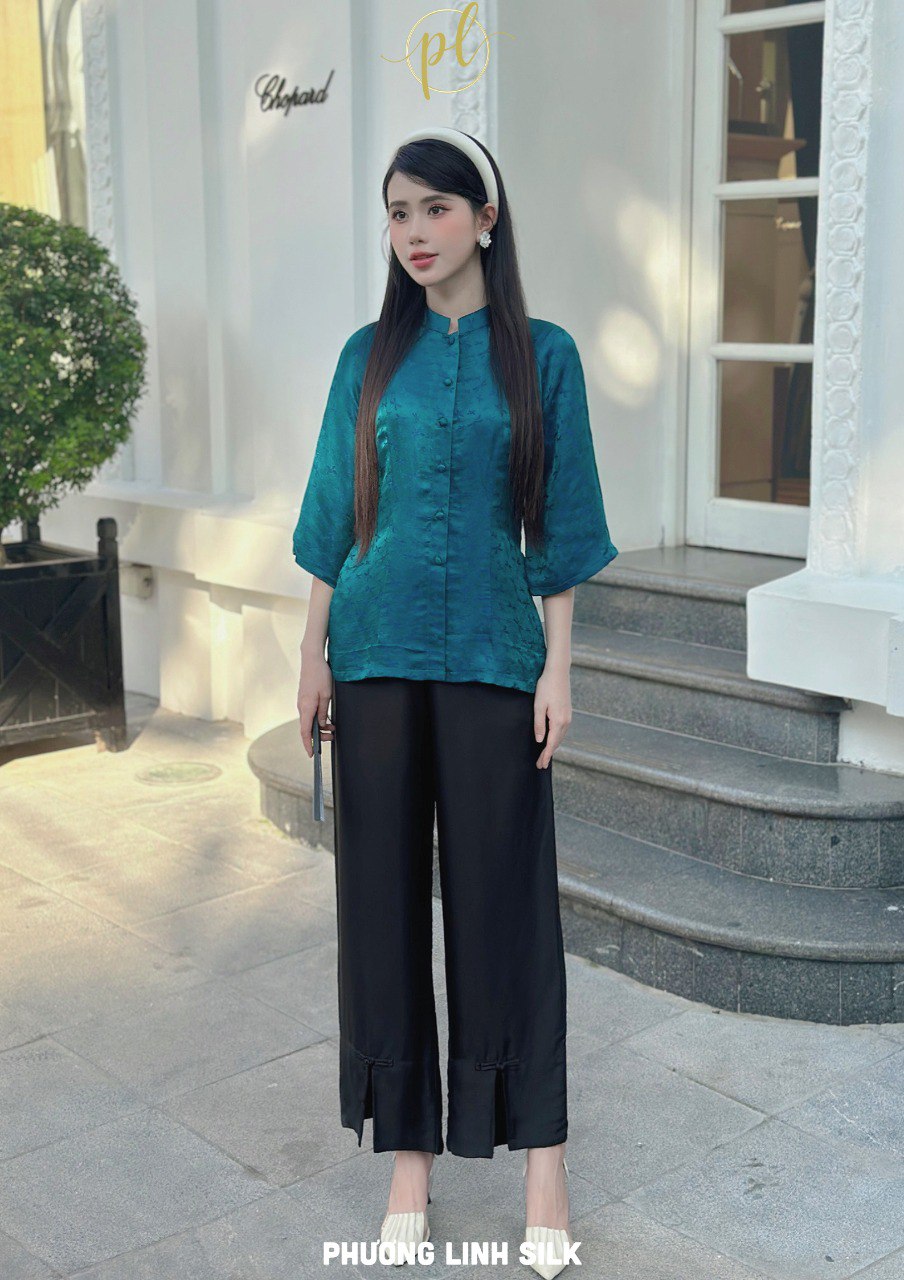 ÁO PHÁP PHỤC LỤA TƠ TẰM