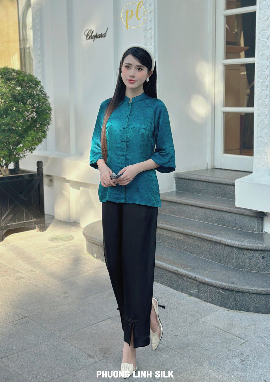 ÁO PHÁP PHỤC LỤA TƠ TẰM