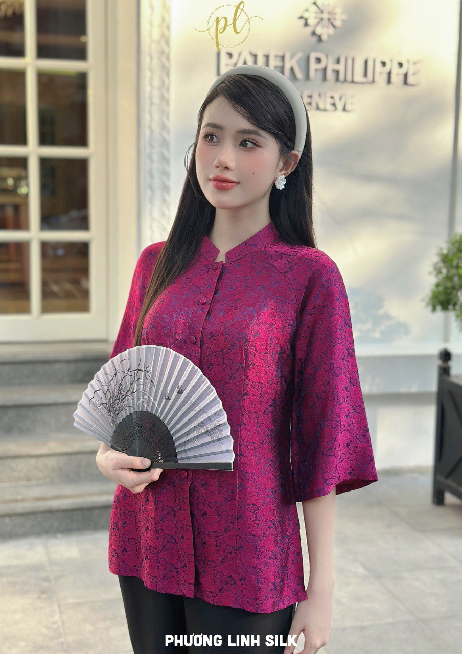 ÁO PHÁP PHỤC LỤA TƠ TẰM