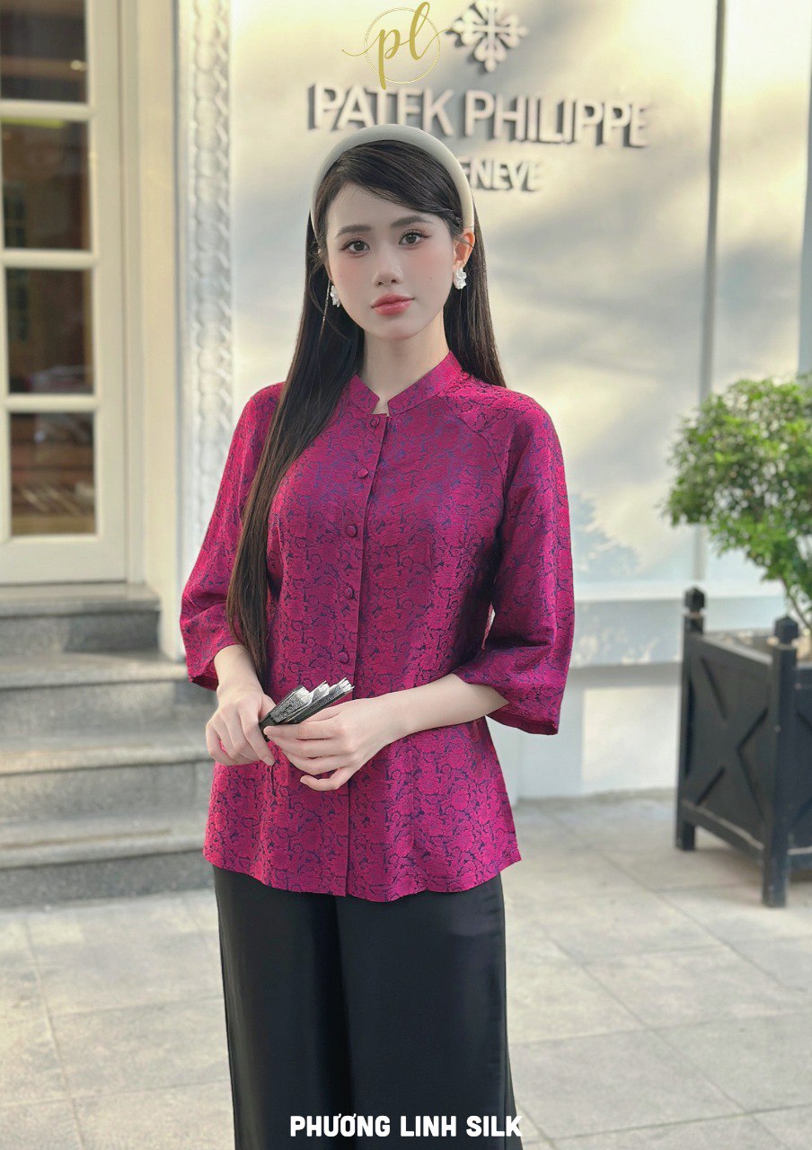 ÁO PHÁP PHỤC LỤA TƠ TẰM