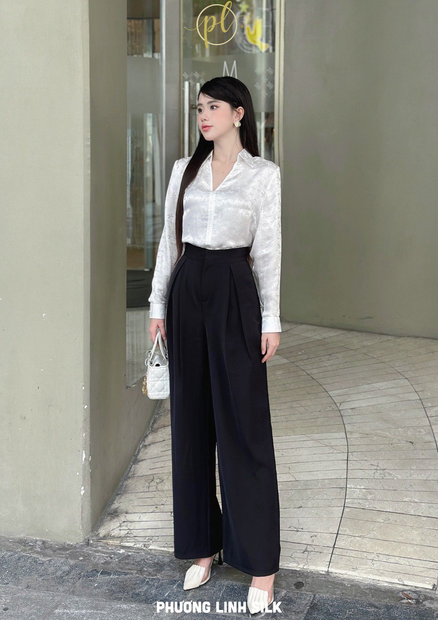 ÁO SƠ MI LỤA TƠ TẰM CÁCH ĐIỆU