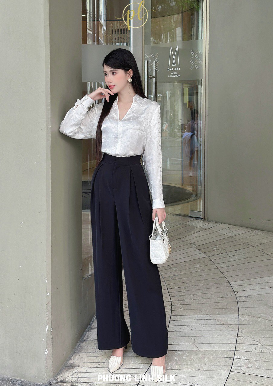 ÁO SƠ MI LỤA TƠ TẰM CÁCH ĐIỆU