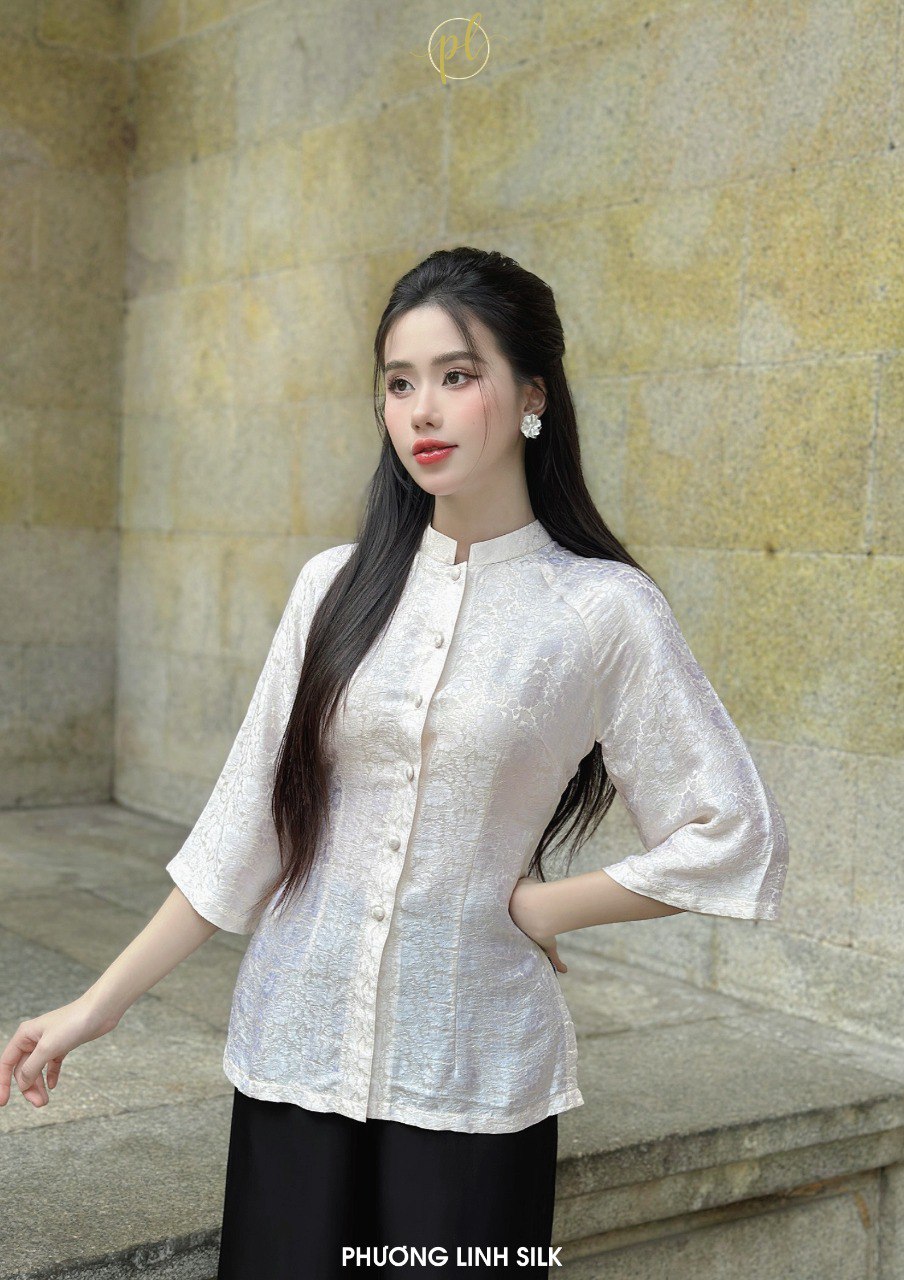 ÁO PHÁP PHỤC LỤA TƠ TẰM