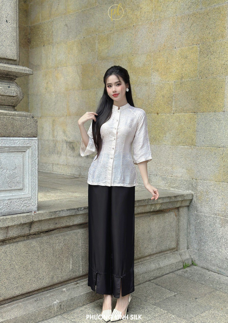 ÁO PHÁP PHỤC LỤA TƠ TẰM