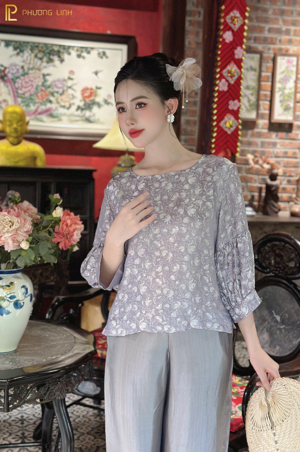 ÁO LỤA TẦM PHƯƠNG - GHI