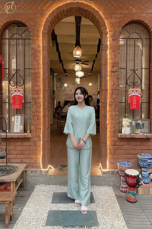 SET BÀ BA LỤA TƠ TẰM