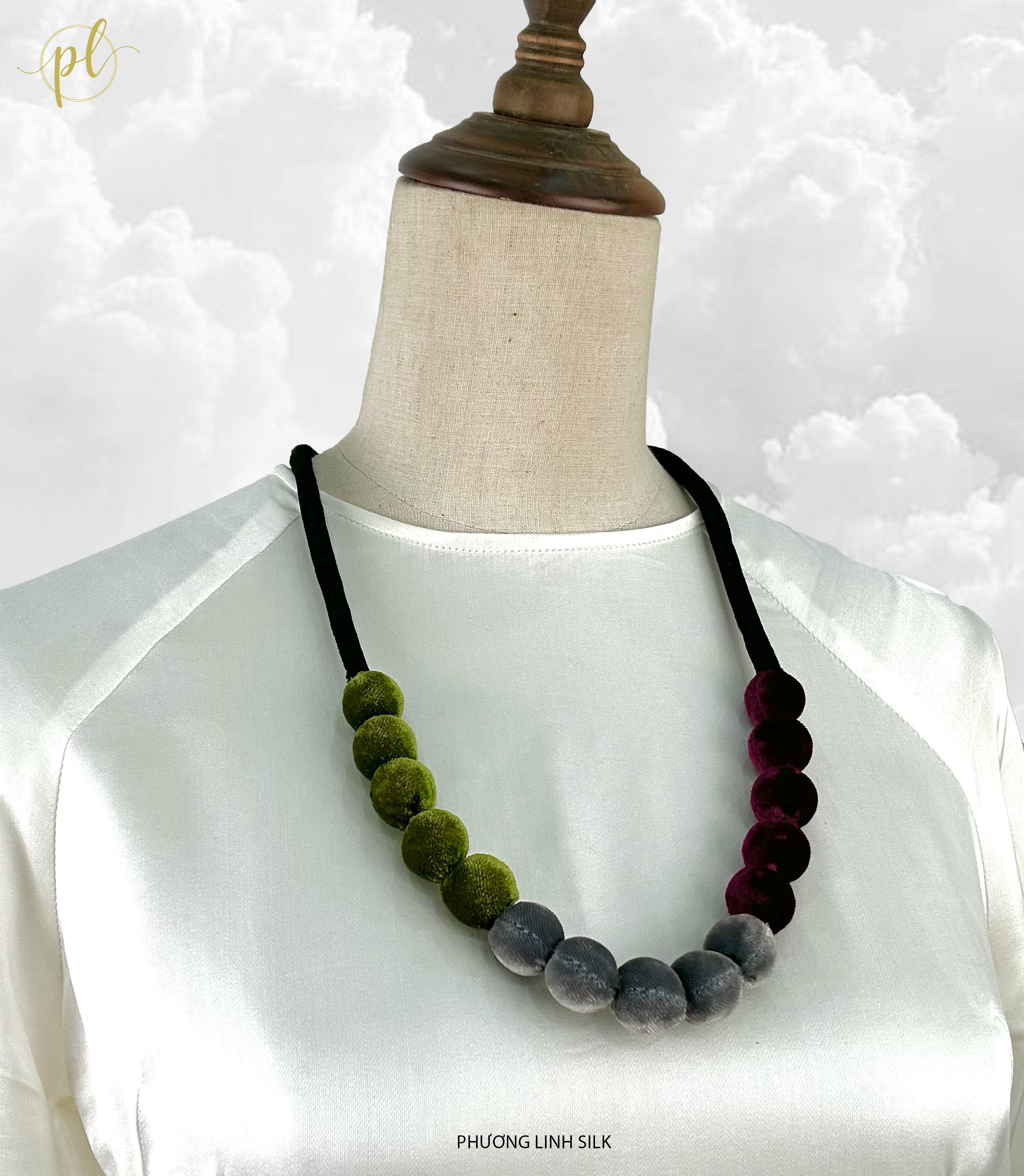 VÒNG NHUNG BUỘC DÂY PHỐI THỜI TRANG