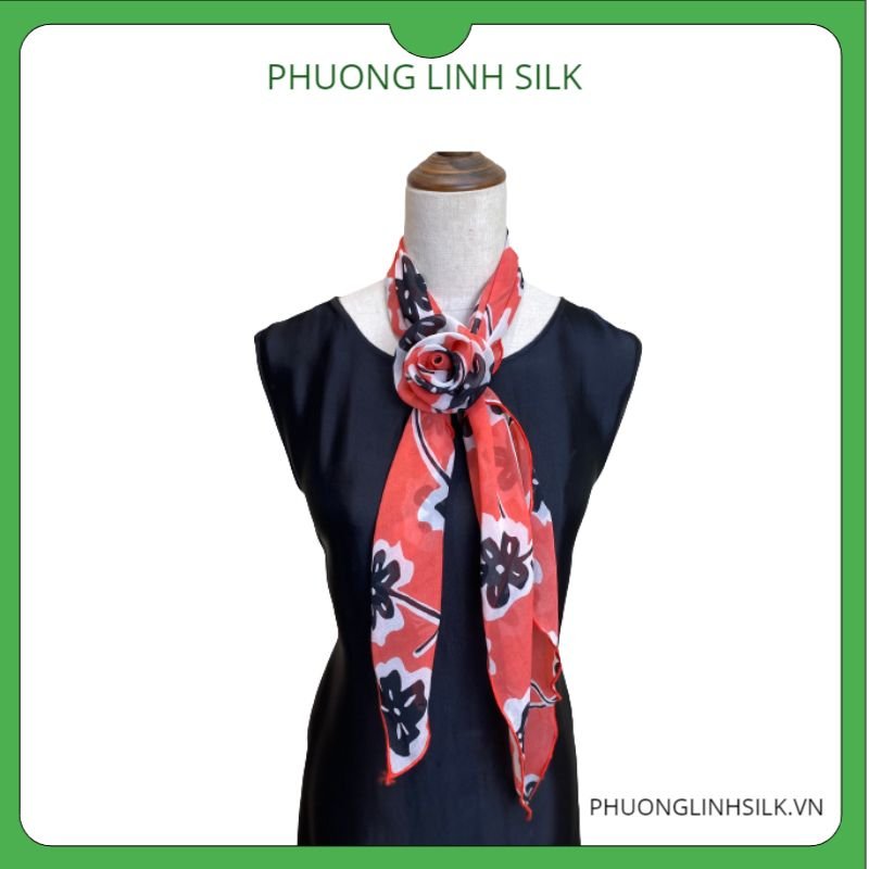 KHĂN HOA HỒNG QUẤN THỜI TRANG