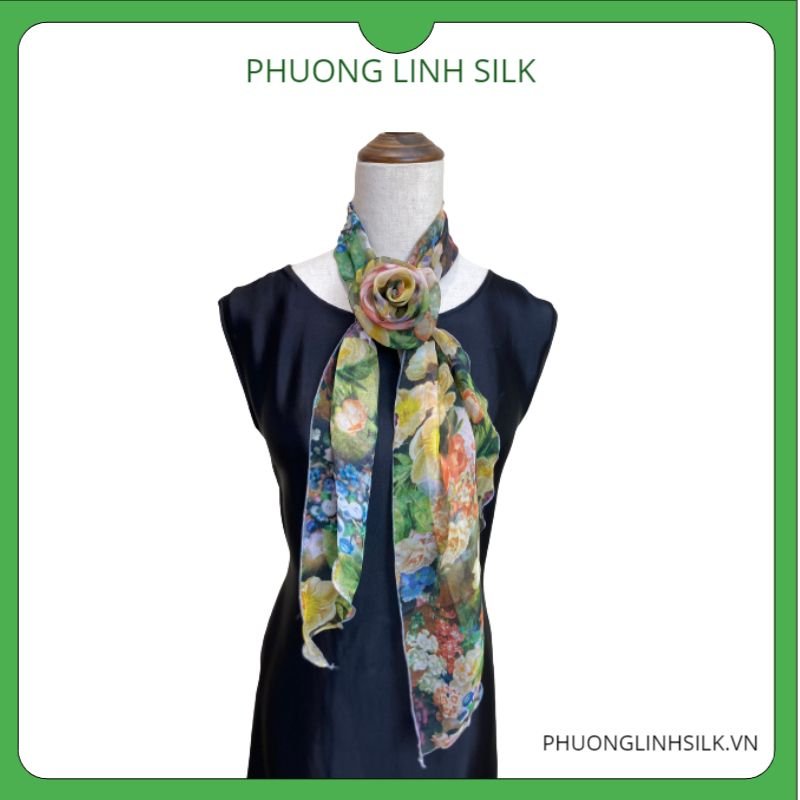 KHĂN HOA HỒNG QUẤN THỜI TRANG