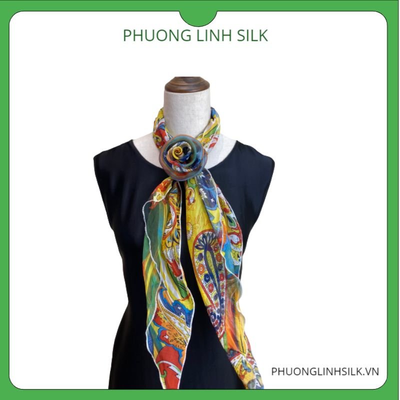 KHĂN HOA HỒNG QUẤN THỜI TRANG