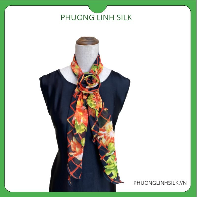 KHĂN HOA HỒNG QUẤN THỜI TRANG