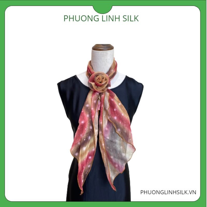 KHĂN HOA HỒNG QUẤN THỜI TRANG