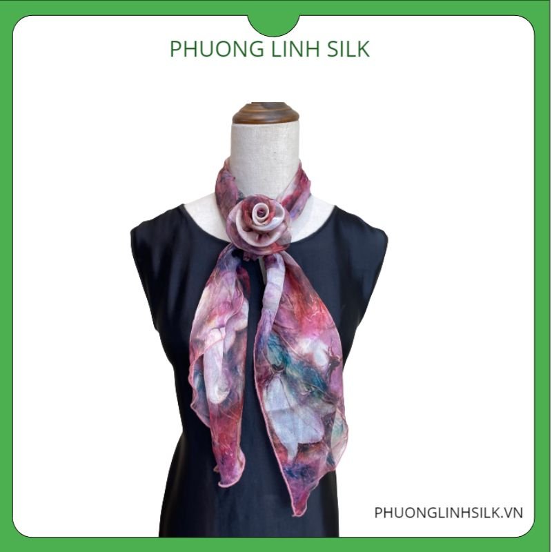 KHĂN HOA HỒNG QUẤN THỜI TRANG