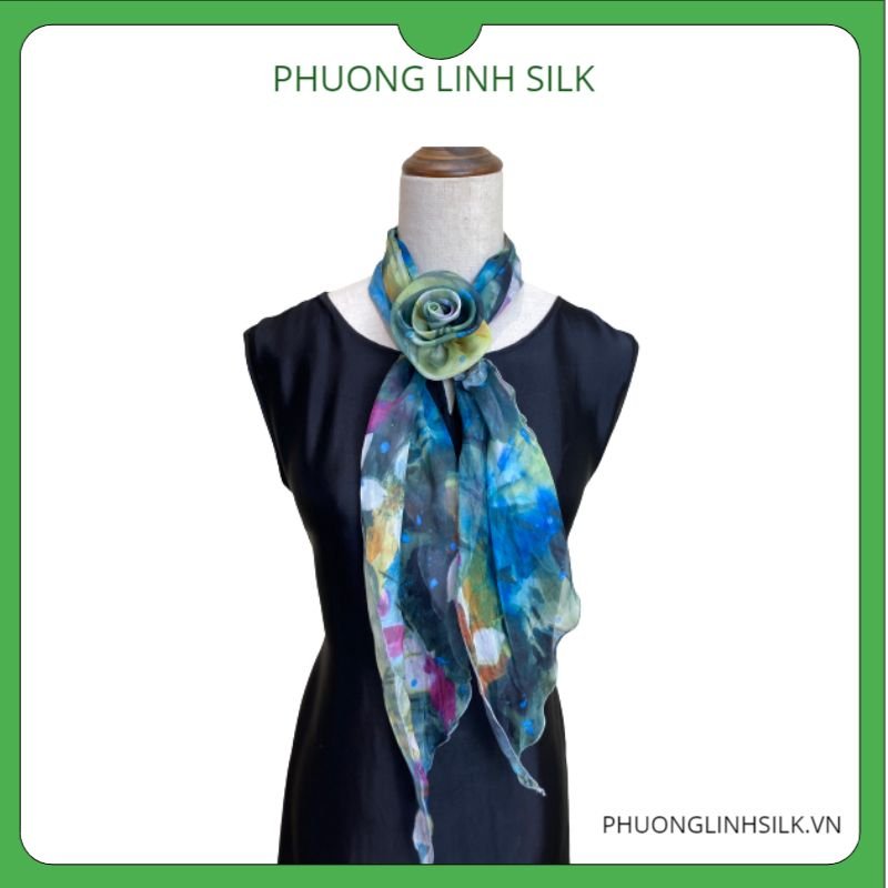 KHĂN HOA HỒNG QUẤN THỜI TRANG