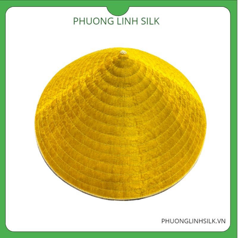 NÓN LÀNG CHUÔNG BỌC LỤA TƠ TẰM KỸ THUẬT VẠN PHÚC