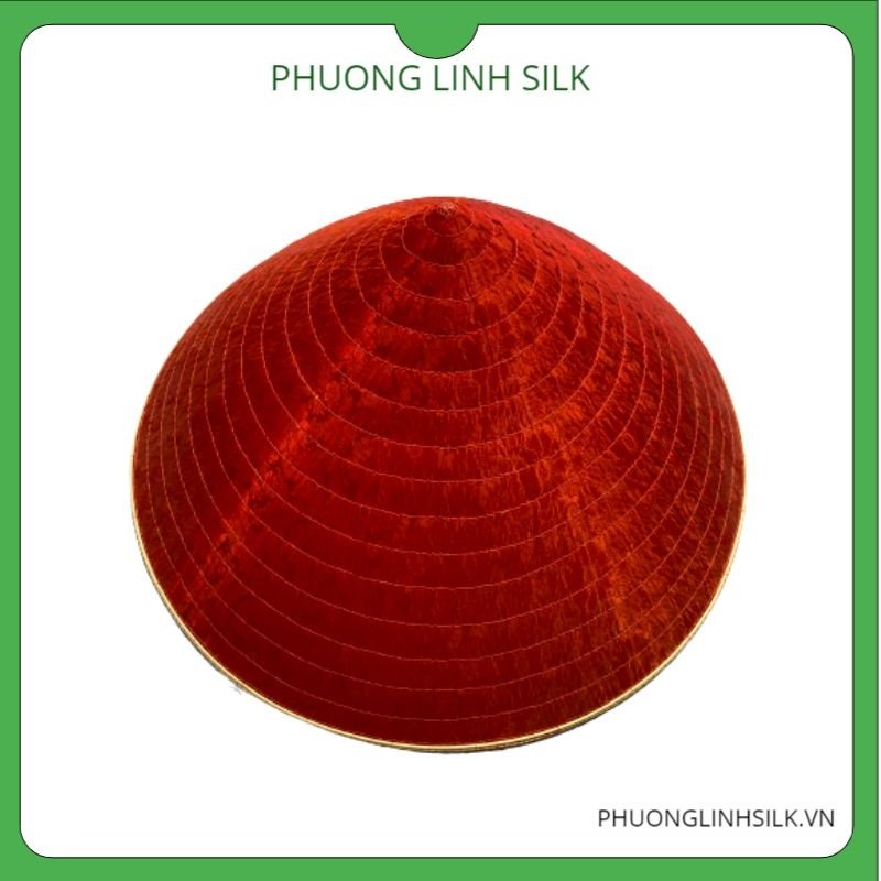 NÓN LÀNG CHUÔNG BỌC LỤA TƠ TẰM KỸ THUẬT VẠN PHÚC