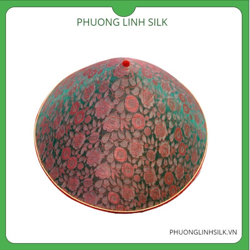 NÓN LÀNG CHUÔNG BỌC LỤA TƠ TẰM KỸ THUẬT VẠN PHÚC