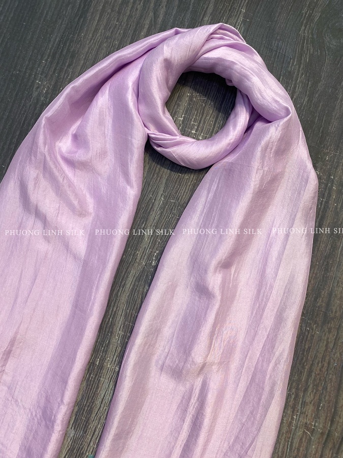 KHĂN LỤA TƠ TẰM DÀY ĐƠN SẮC