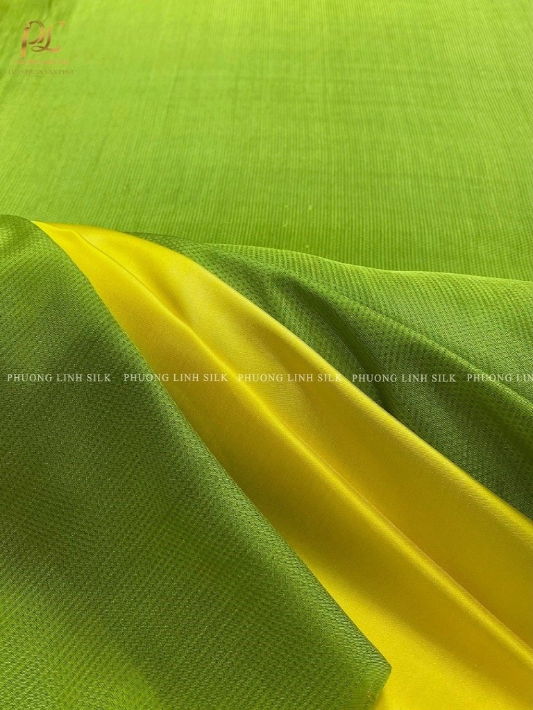 VẢI LỤA VÂN CỐM 100% TƠ TẰM VÀ VẢI SATIN TRƠN 70% TƠ TẰM