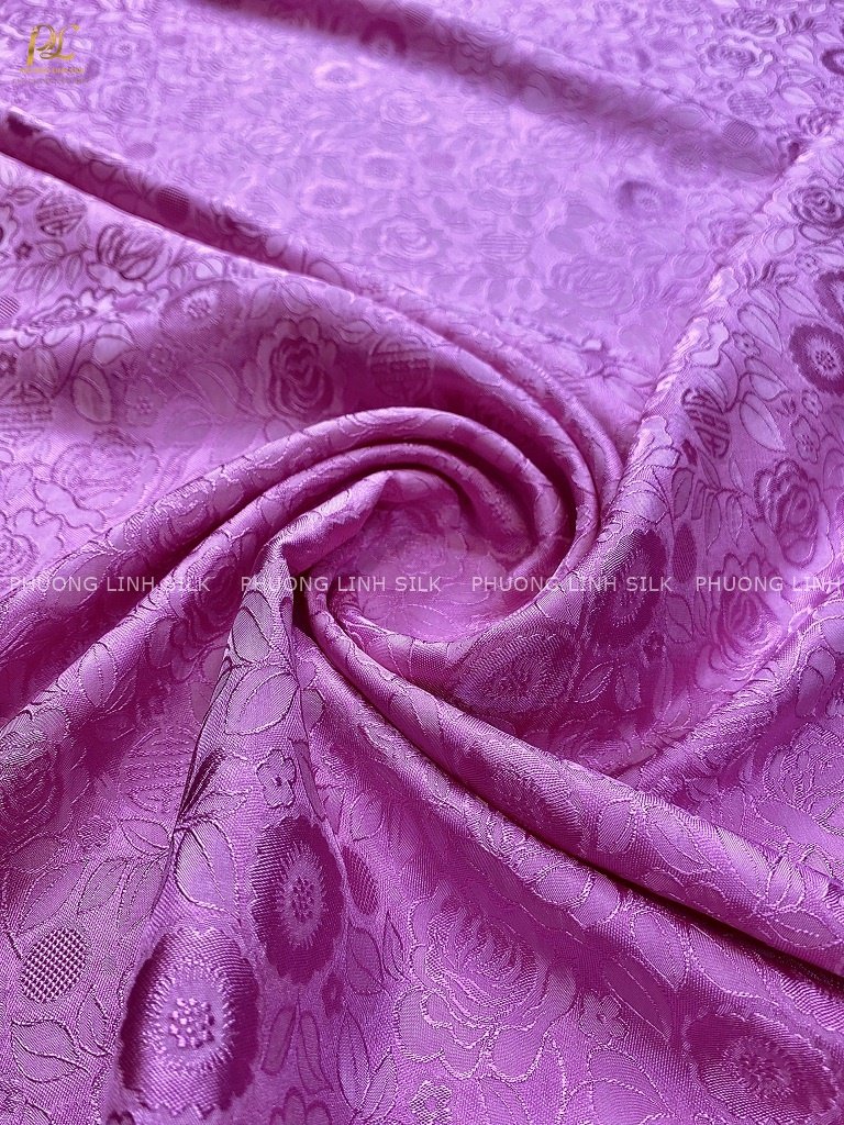 VẢI LỤA TẰM HỒNG THỌ 01