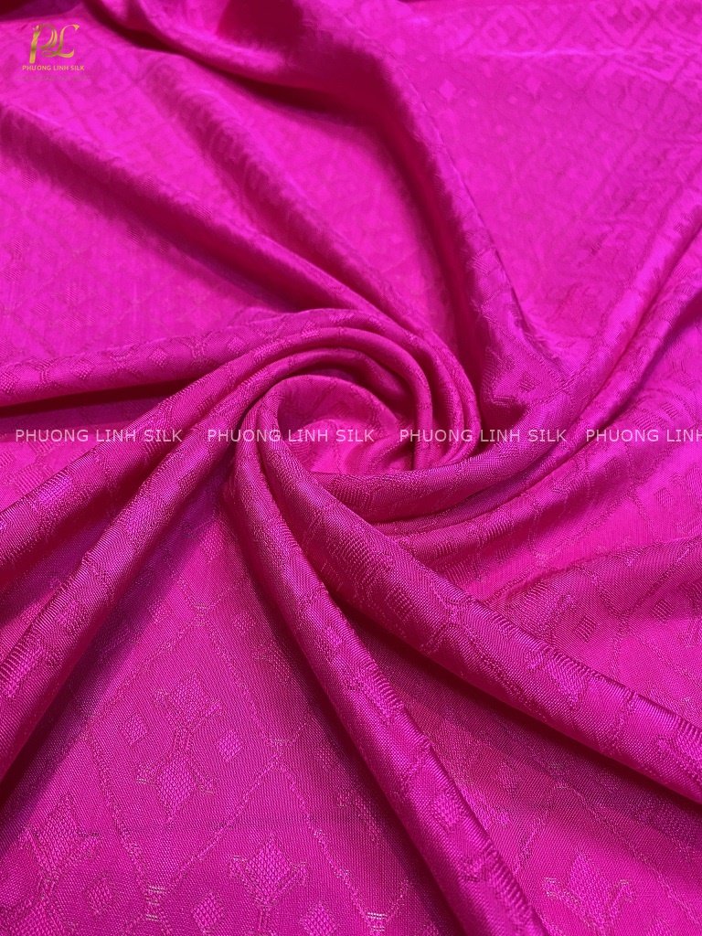 LỤA VÂN CỔ TRUYỀN CHẤT LIỆU 100% TƠ TẰM DỆT HOA VĂN - KHỔ 80CM