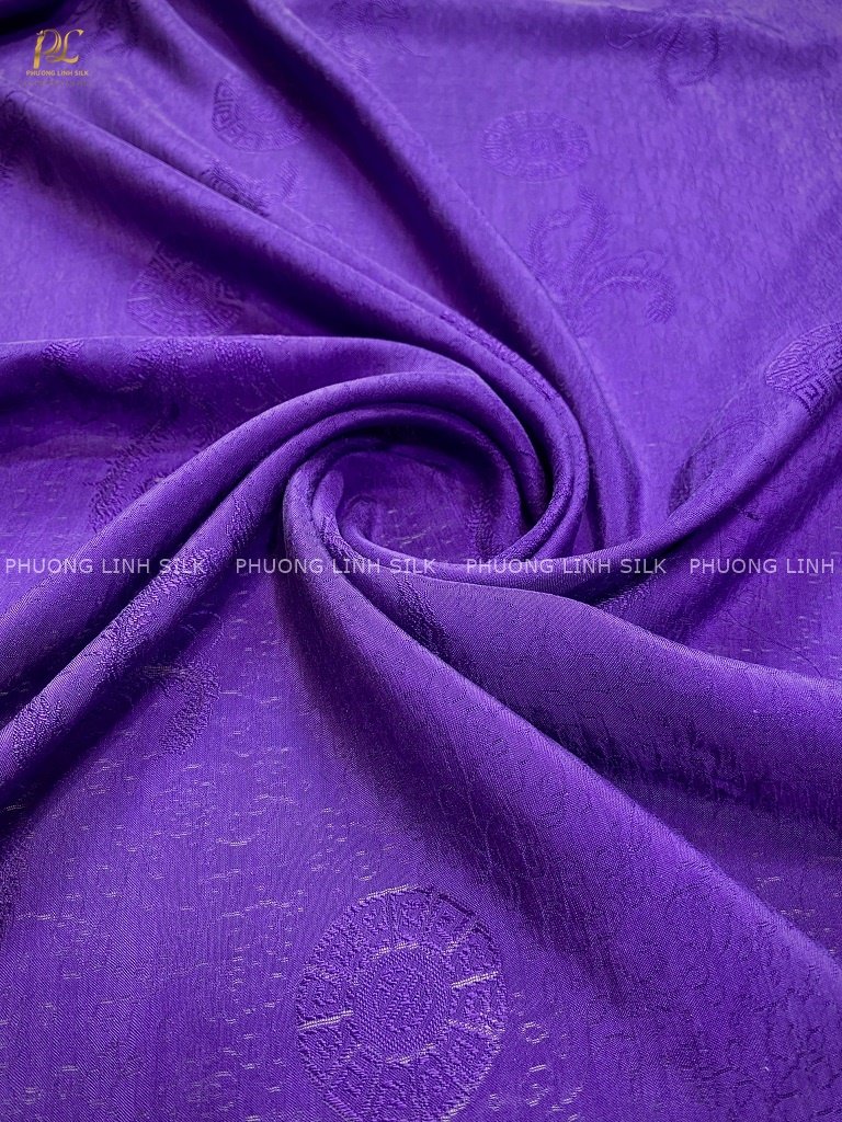 LỤA VÂN CỔ TRUYỀN CHẤT LIỆU 100% TƠ TẰM DỆT HOA VĂN - KHỔ 80CM