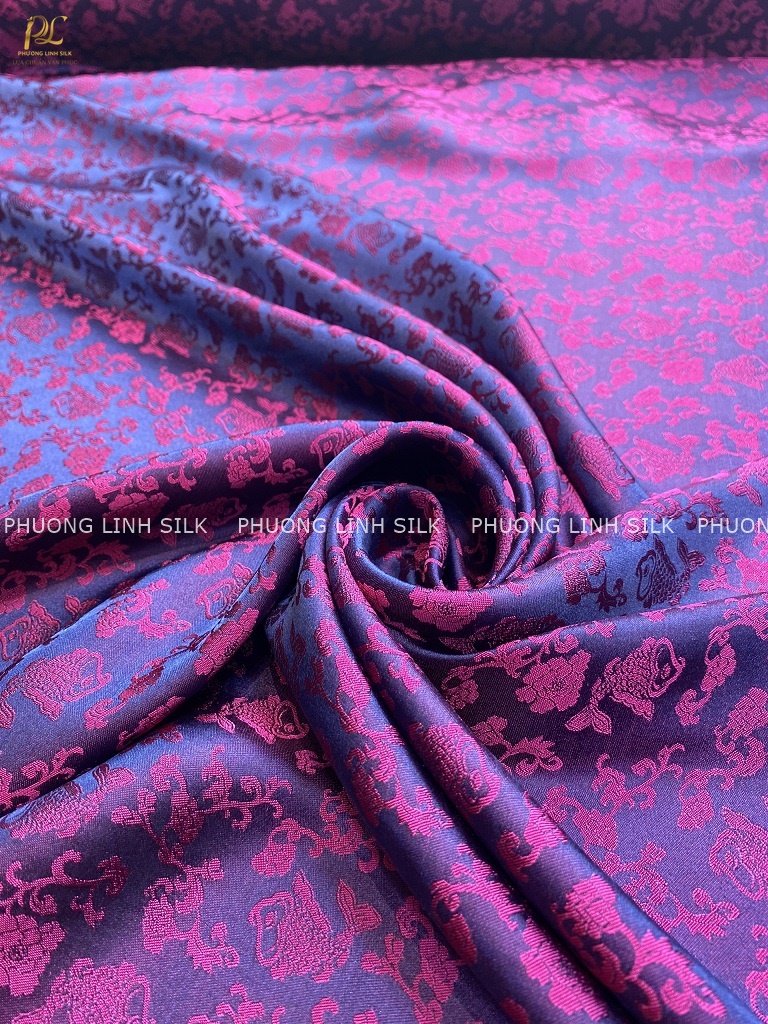 VẢI LỤA SATIN TƠ TẰM CÁ NGỰ